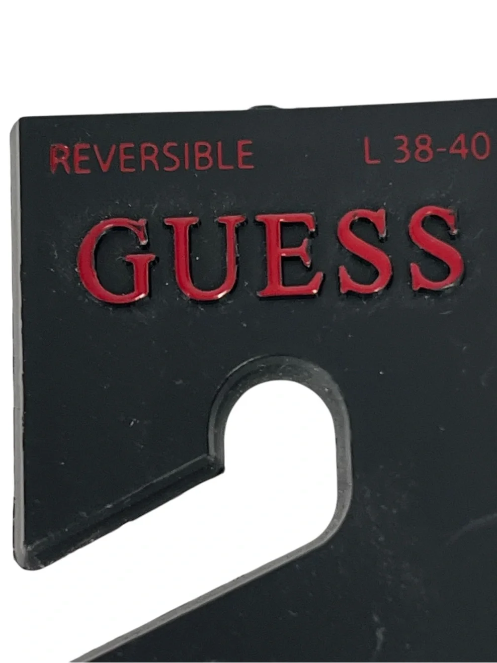 GUESS Men’s Belt Sz L 38-40 Reversible Black/Brown Synthetic Leather 1.25” W